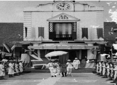 Centenary of the Brooke Raj in Sarawak. Proclamation by Rajah Vyner that Sarawak is to have written Constitution